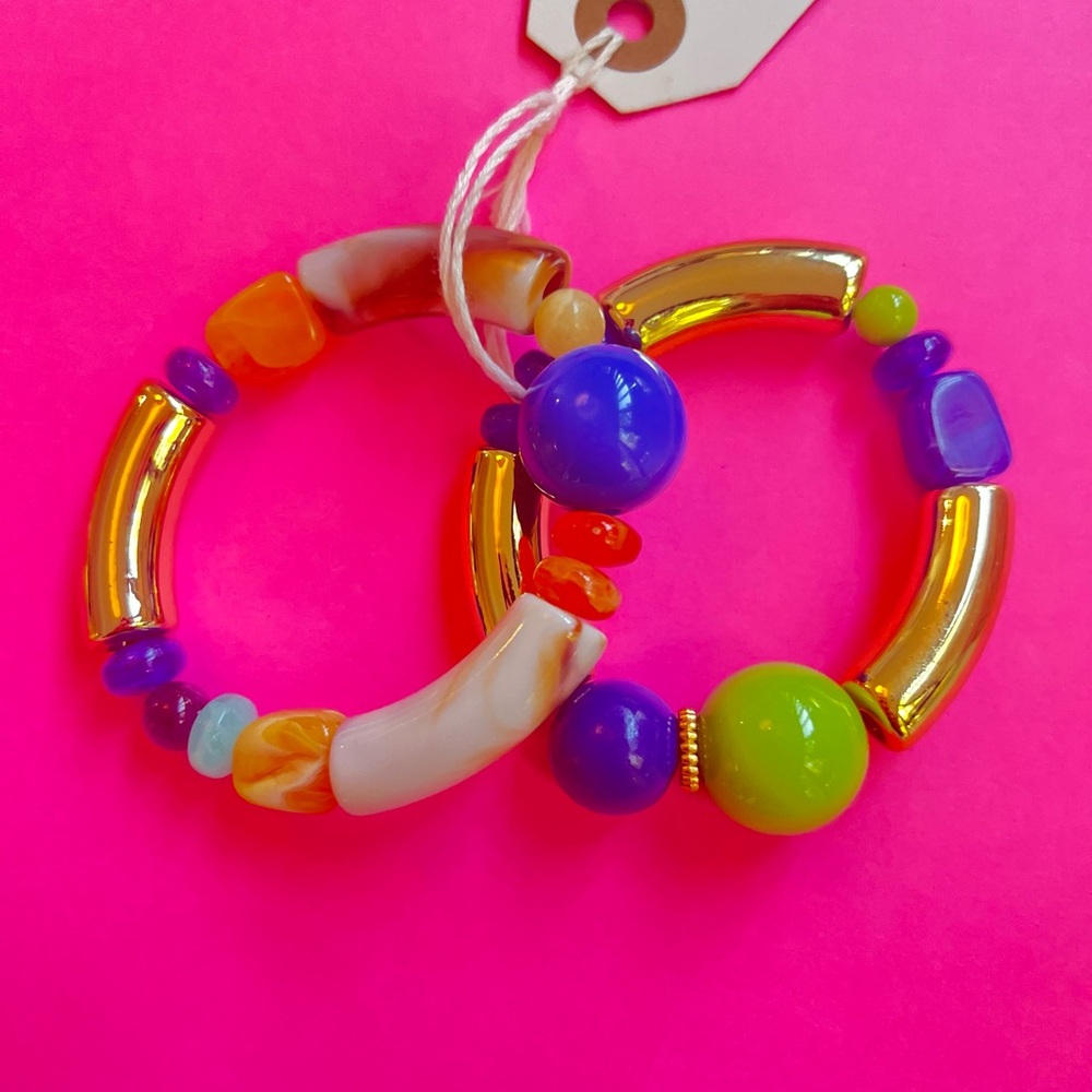 Colorful Kids Beaded Bracelets